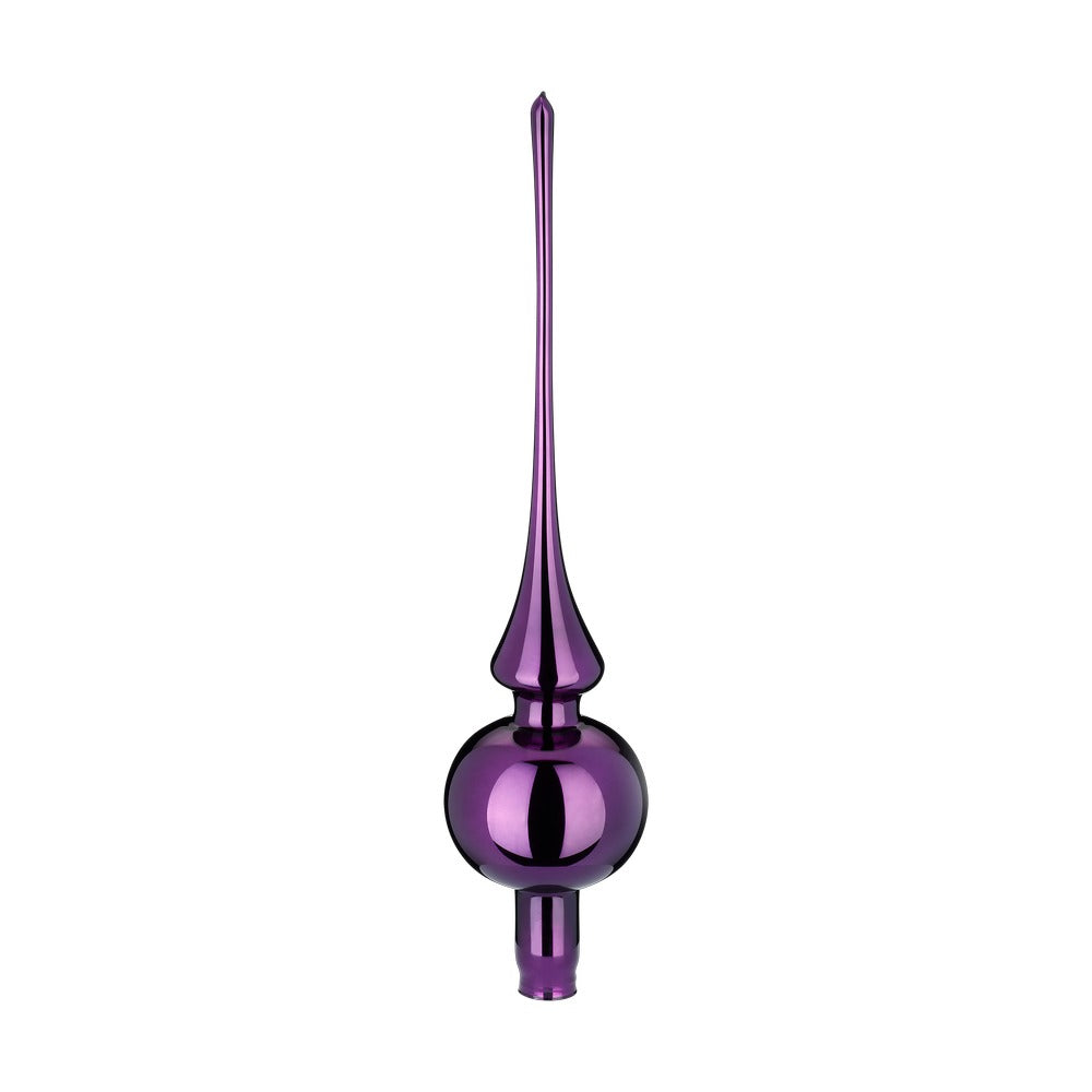inge-glas-spitze-royalviolett-glanz-7-x-30-cm-baumspitze image 1