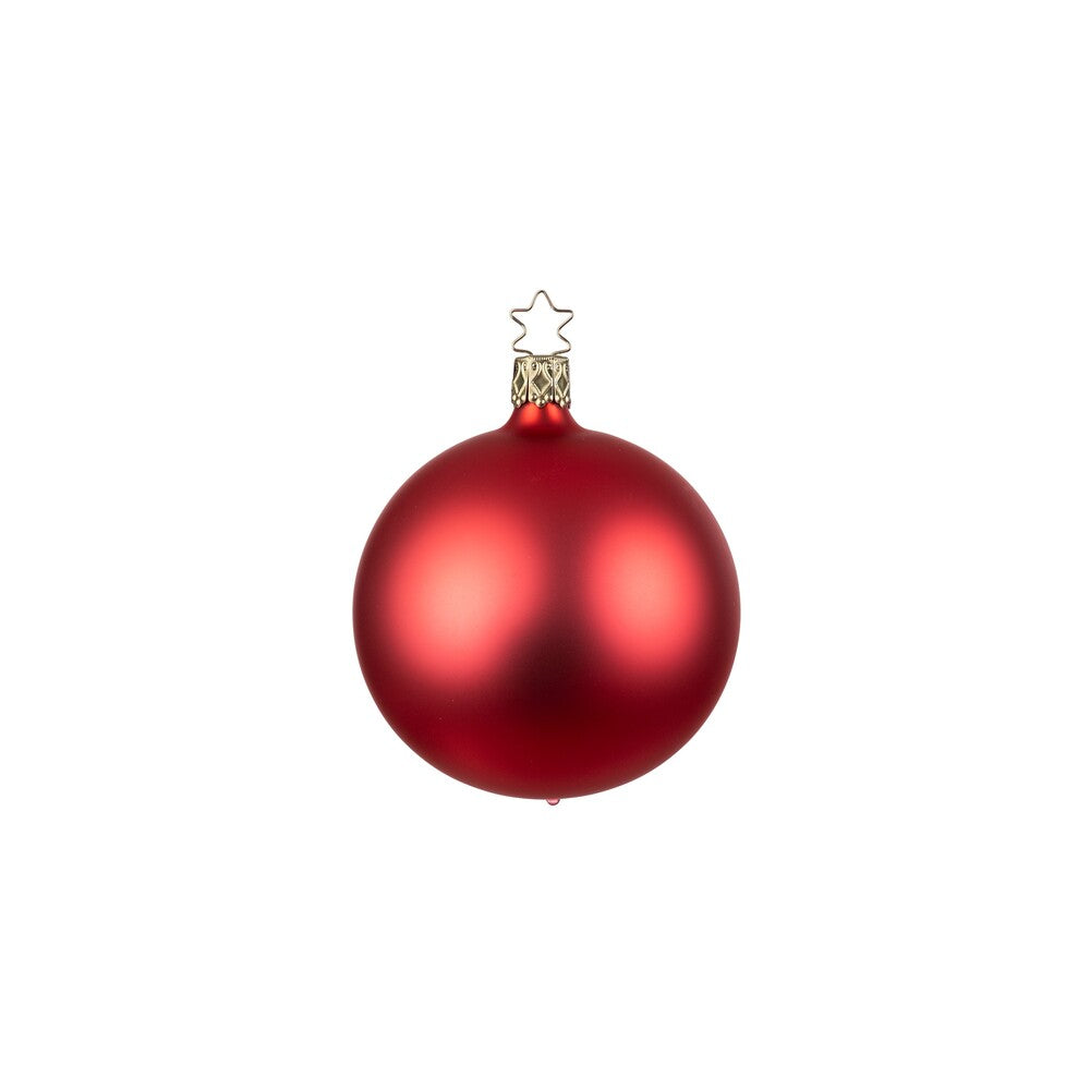 inge-glas-kugeln-korallenrot-matt-christbaumkugel-set-8-cm image 2