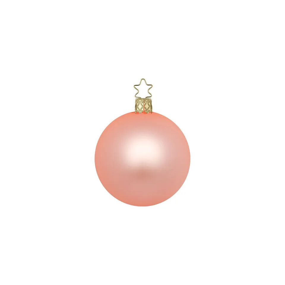 inge-glas-christbaumkugel-apricot-matt-8-cm image 1