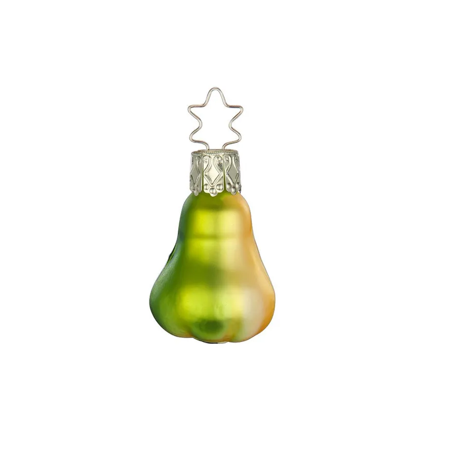 inge-glas-mini-birne-4-5-cm-glas-weihnachtsanh-nger-gr-n image 1