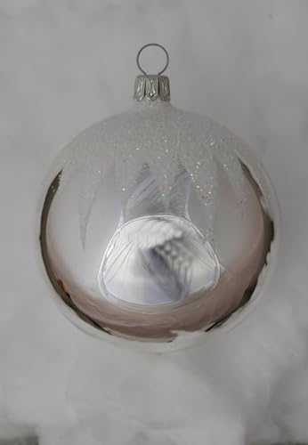 lauschaer-glas-sortiment-formglocken-silber-schneedach-41-teile-mundgeblasen image 8