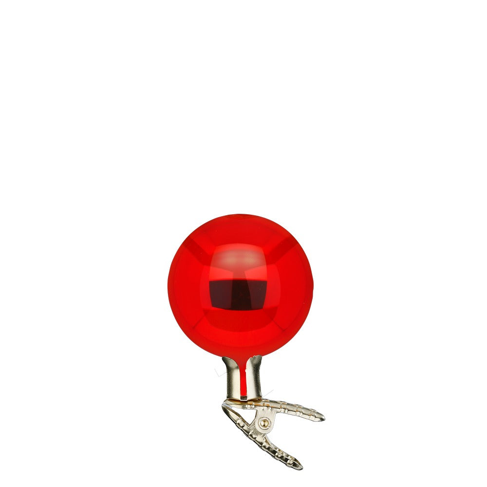 inge-glas-kugeln-auf-clip-rot-glanz-6-cm image 1