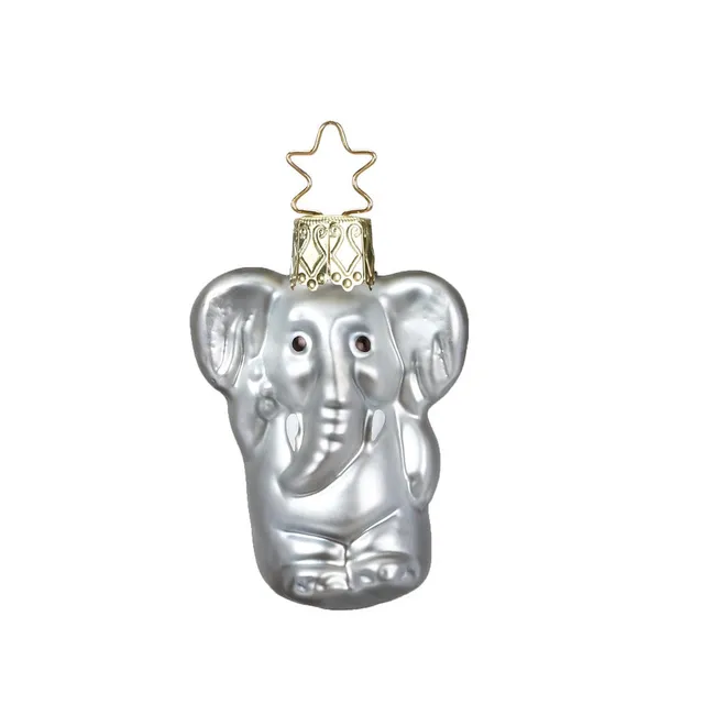 inge-glas-sanfter-elefant-glas-anh-nger-5-5-cm-grau image 1