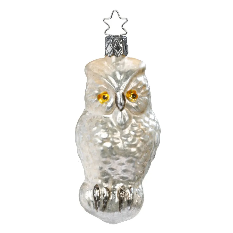 inge-glas-eule-christbaumschmuck-glas-10-cm-beige-creme image 1