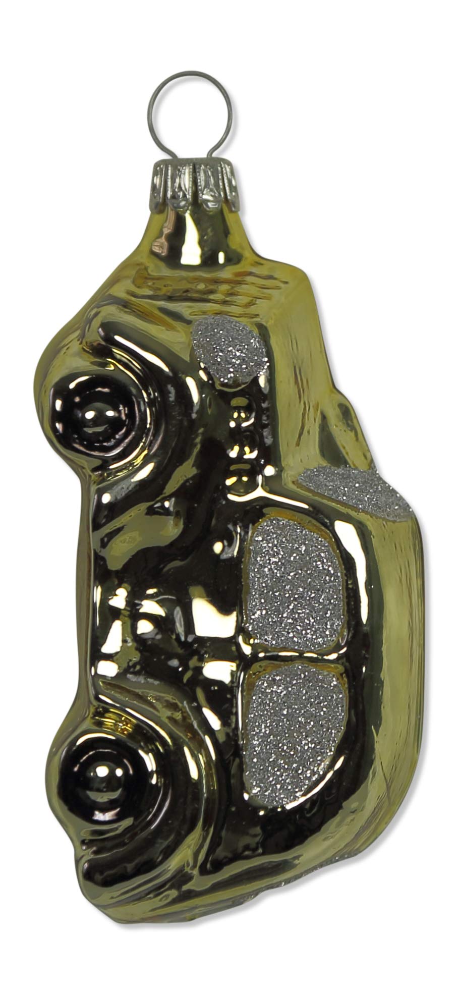 lauschaer-glas-christbaumschmuck-auto-gold-mundgeblasen-handdekoriert image 1