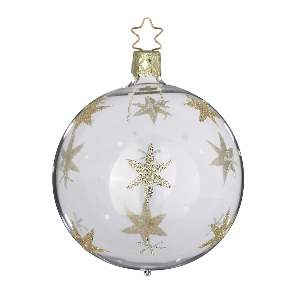 inge-glas-sternenhimmel-christbaumkugel-glasklar-8-cm image 1