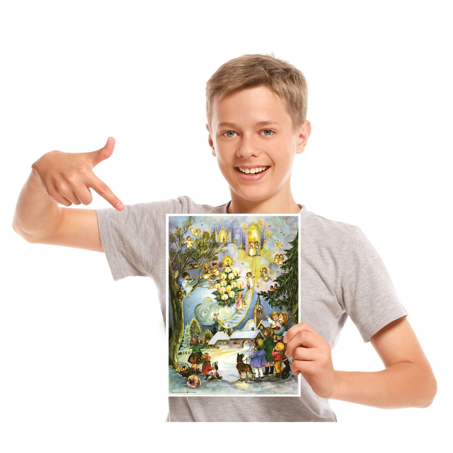 sellmer-verlag-adventskalender-seht-die-himmelsleiter-engel-gro-format image 4