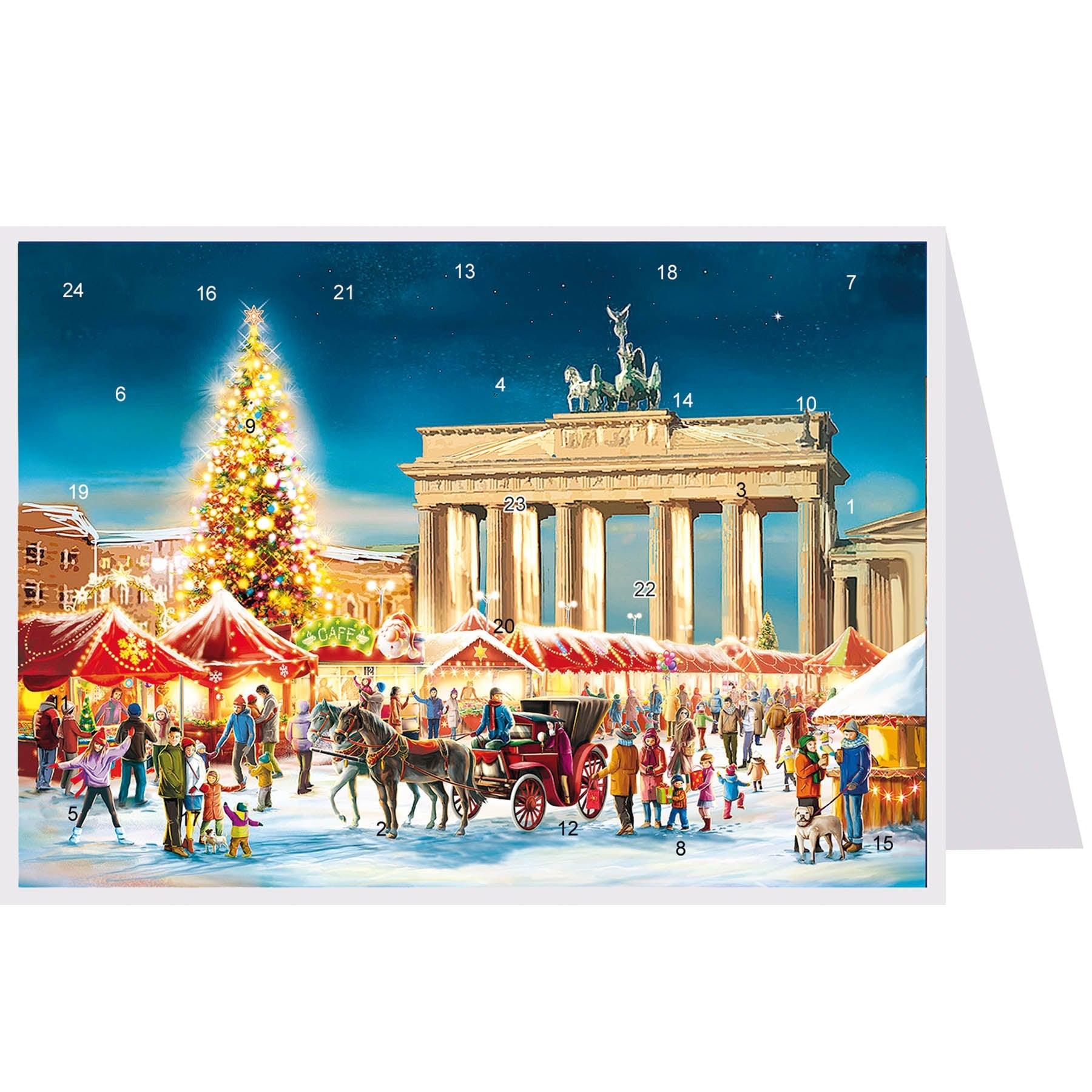 sellmer-verlag-postkarten-adventskalender-berlin-brandenburger-tor-querformat image 1