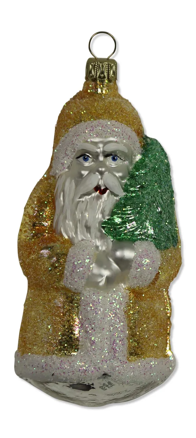 lauschaer-glas-christbaumschmuck-gro-er-weihnachtsmann-gold-mundgeblasen-handdek image 1