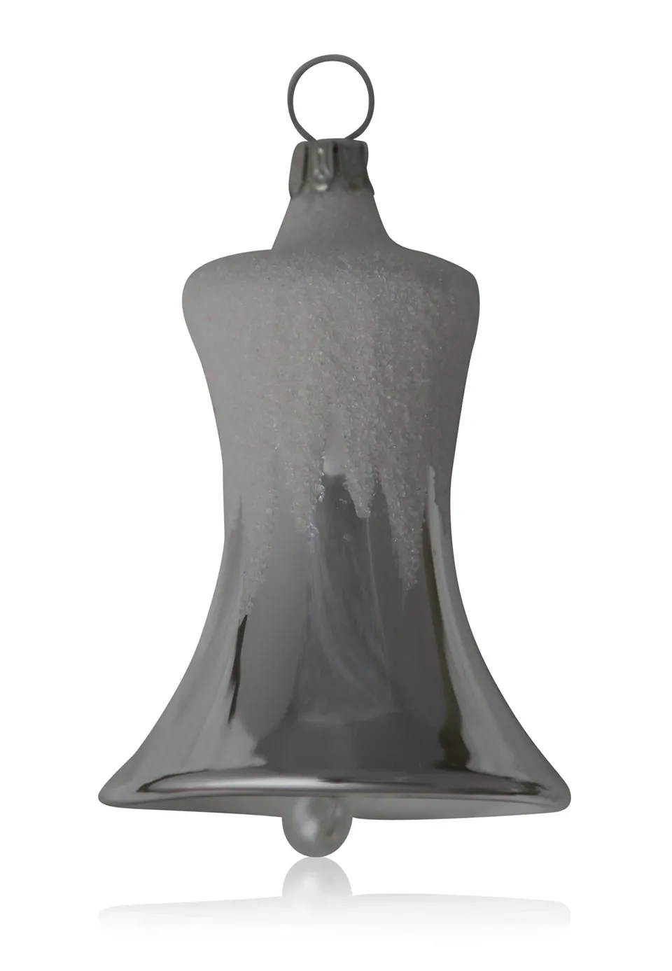 lauschaer-glas-glocken-gro-silber-mit-schneedachdekor-2-st-ck-d-7cm-christbaumsc image 1