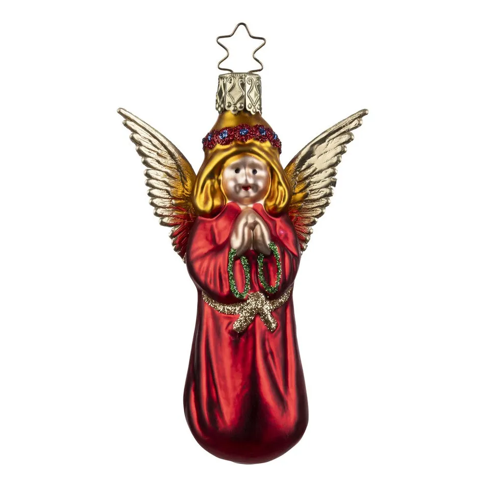 inge-glas-festlicher-engel-glasfigur-10-5-cm image 1