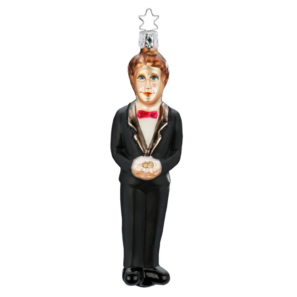 inge-glas-br-utigam-christbaumschmuck-aus-glas-schwarz-15-cm image 1