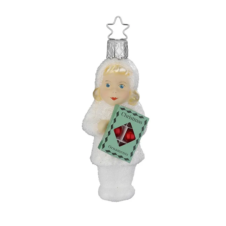 inge-glas-meine-ersten-weihnachtskugeln-glas-baumkugel-9-5-cm-wei image 1