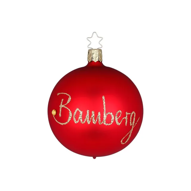 inge-glas-bamberg-christbaumkugel-rot-8-cm-2 image 1