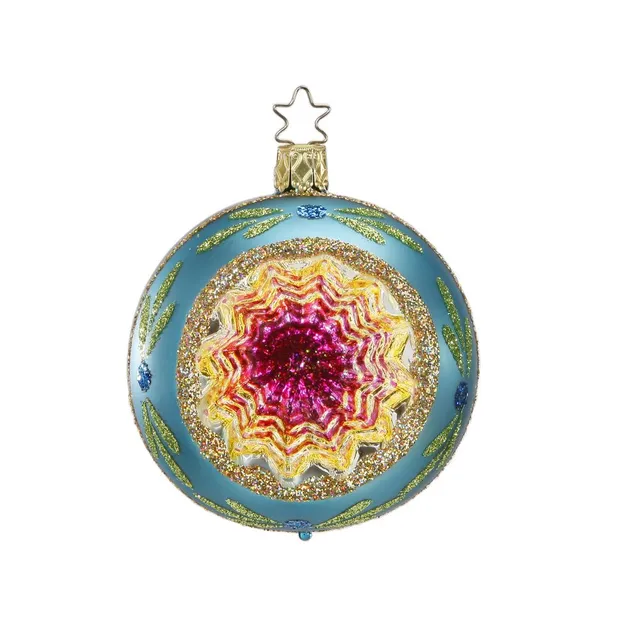 inge-glas-funkelnder-reflex-christbaumkugel-t-rkis-8-cm image 1
