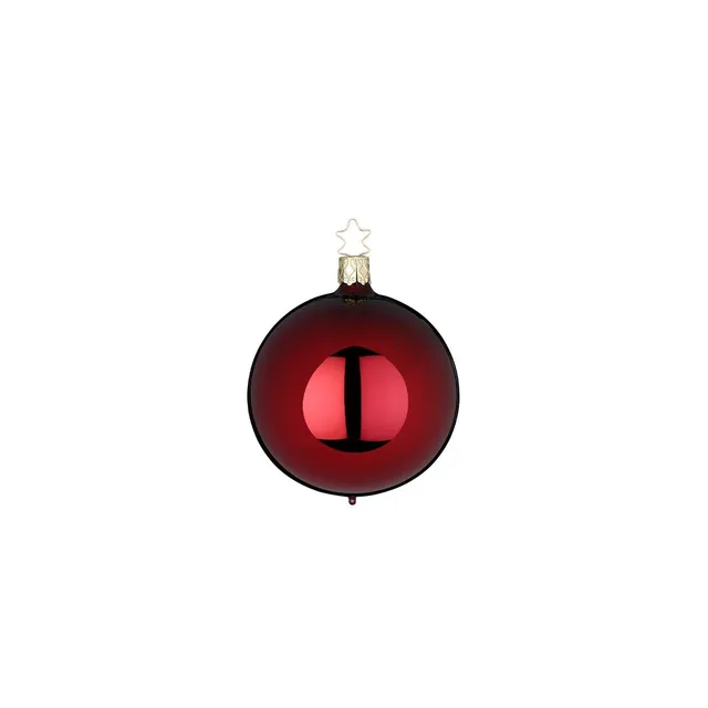 inge-glas-kugeln-christbaumkugeln-glas-imperialrot-glanz-6-cm image 1
