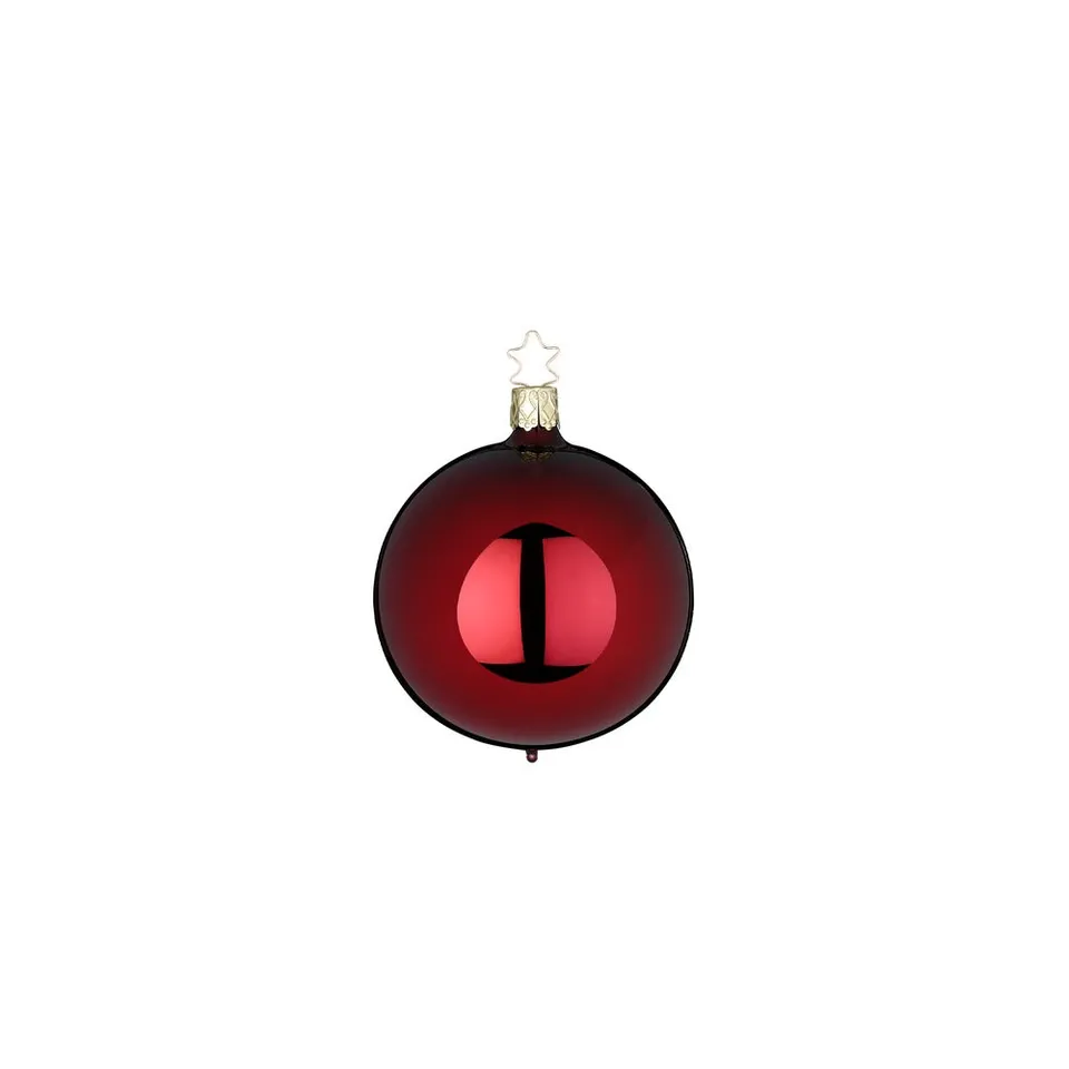 inge-glas-kugeln-christbaumkugeln-glas-imperialrot-glanz-6-cm image 1