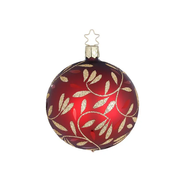 inge-glas-freudentanz-christbaumkugel-glas-burgundy-6-cm image 1