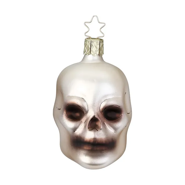 inge-glas-totenkopf-christbaumschmuck-aus-glas-7-5-cm-creme image 1