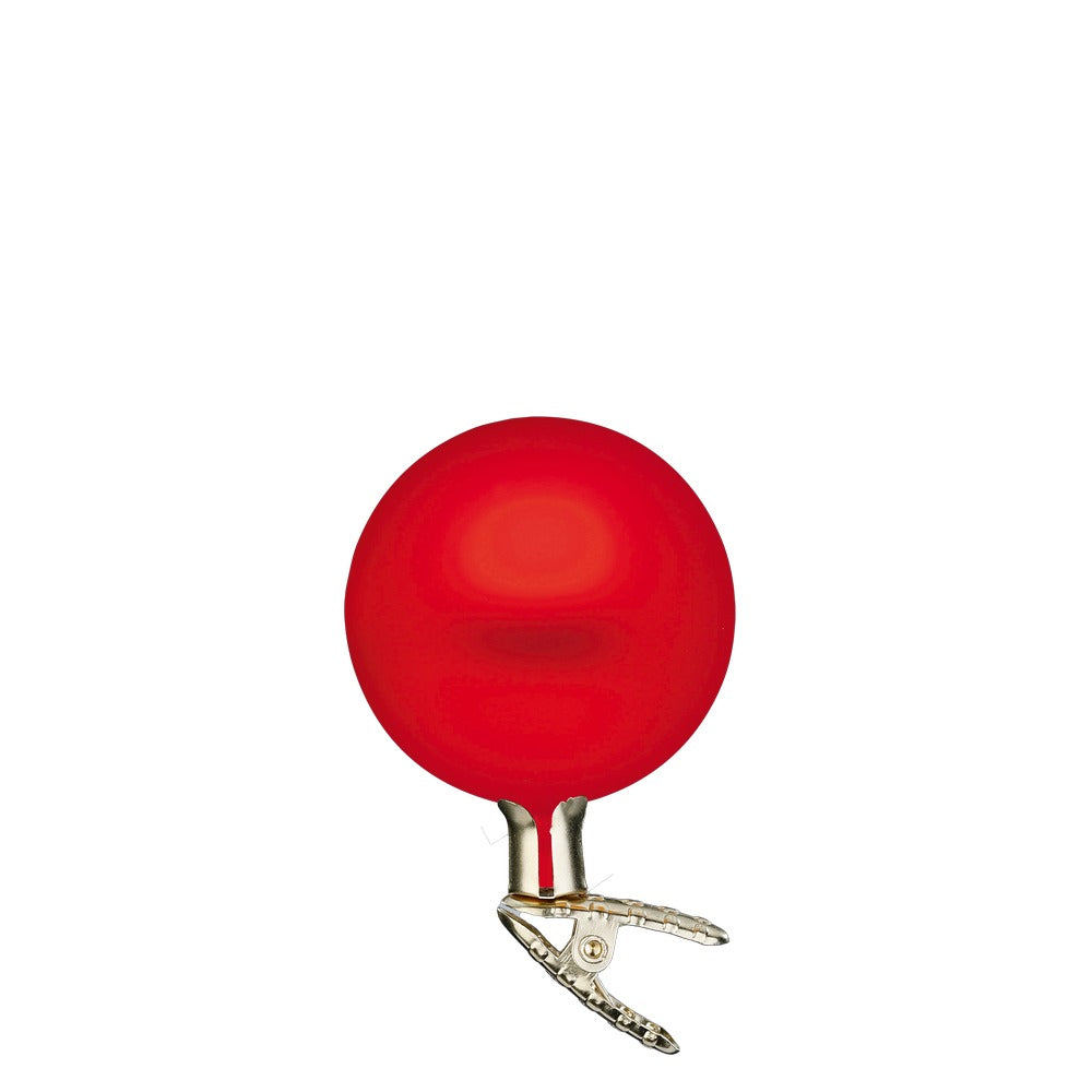 inge-glas-kugeln-auf-clip-rot-matt-8-cm-christbaumkugel image 1