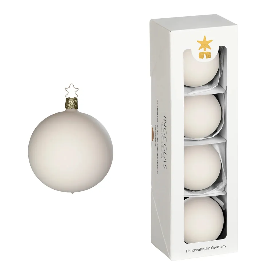 inge-glas-kugeln-creme-samt-glas-6-cm image 1