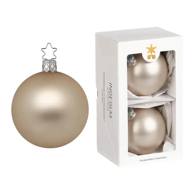 inge-glas-kugeln-steinbock-matt-10-cm-christbaumkugel-creme-beige image 1