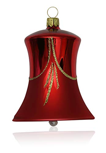 lauschaer-glas-christbaumschmuck-glocken-gro-rot-glanz-matt-2-st-ck-d-7cm image 8