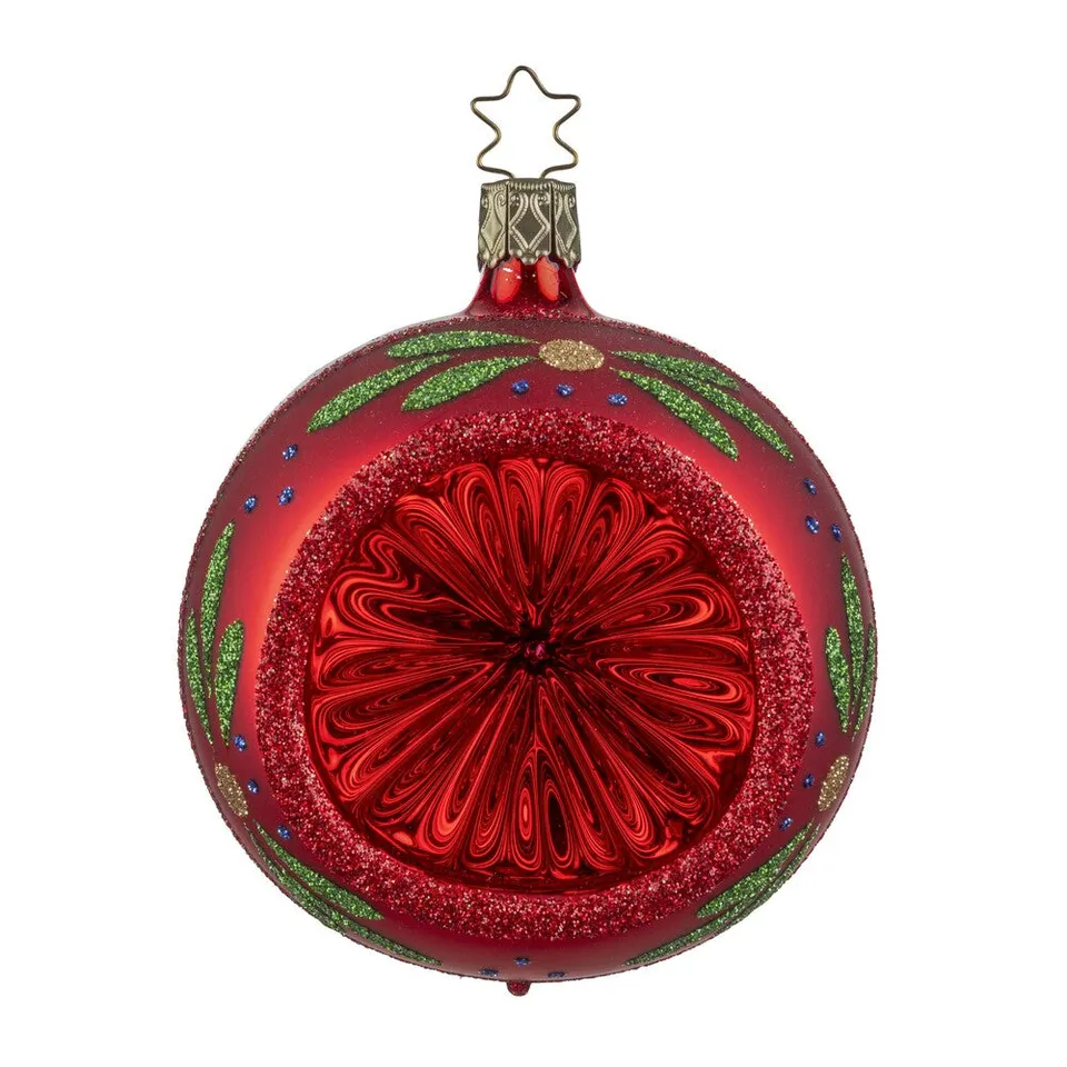 inge-glas-bl-tenglanz-christbaumkugel-8-cm-funkelnder-reflex image 1