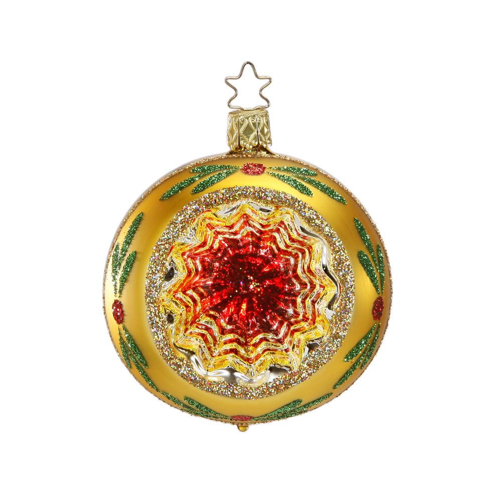 inge-glas-funkelnder-reflex-glaskugel-8-cm-gold image 1