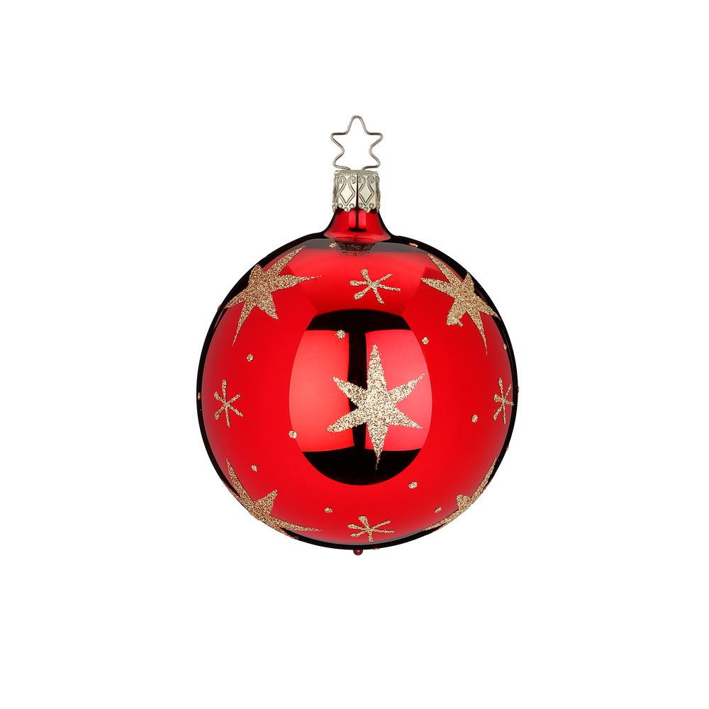 inge-glas-sternenlicht-christbaumkugel-glas-6-cm-rot image 1