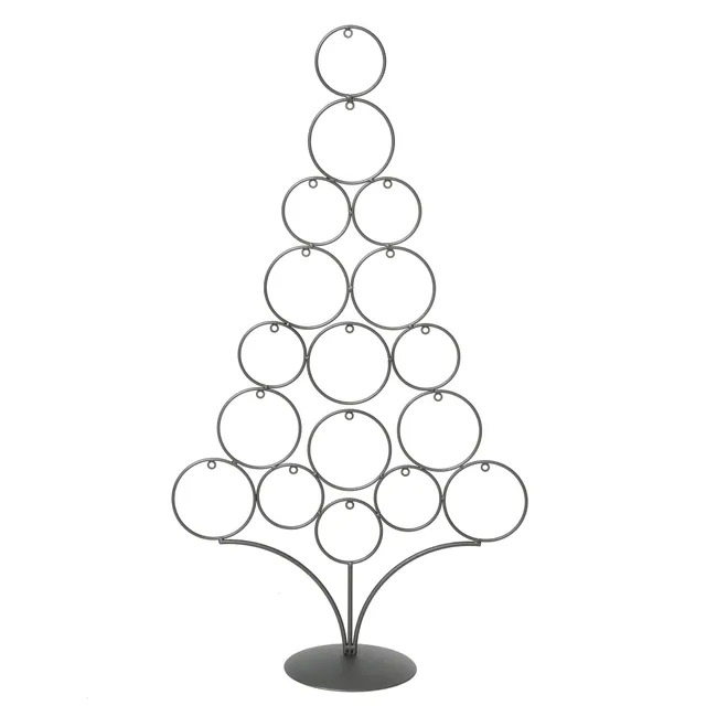 inge-glas-deko-baum-ringe-metall-83-cm-anthrazit-schwarz image 1