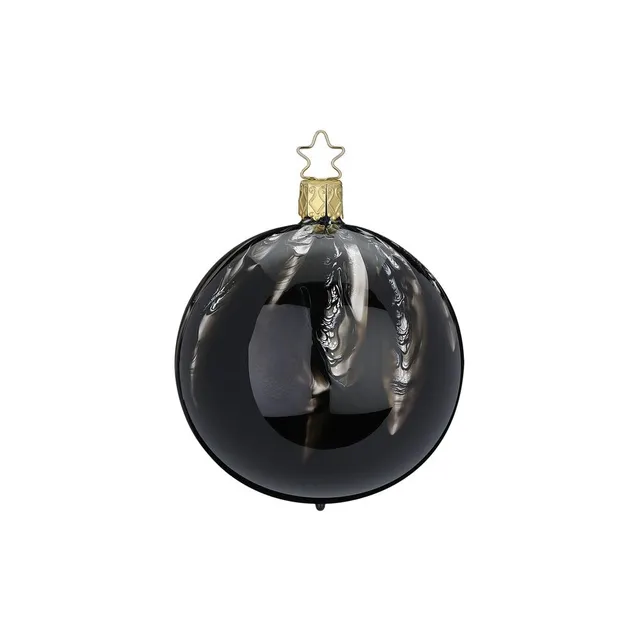 inge-glas-flie-ender-marmor-christbaumkugel-glas-6-cm-schwarz image 1