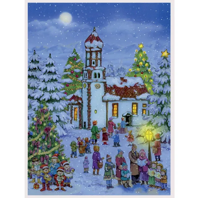 sellmer-verlag-adventskalender-weihnachtskapelle-gro-format-hochformat image 1