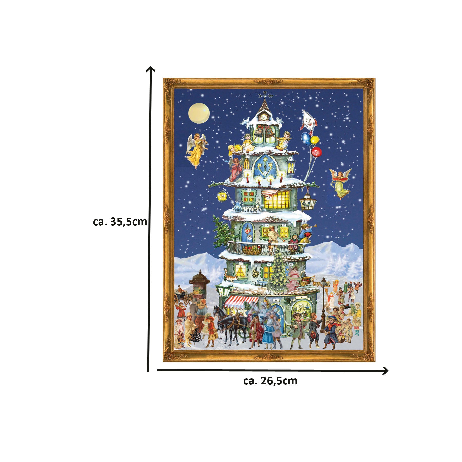 sellmer-verlag-adventskalender-weihnachtsturm-gro-format-hochformat-viktorianisc image 5