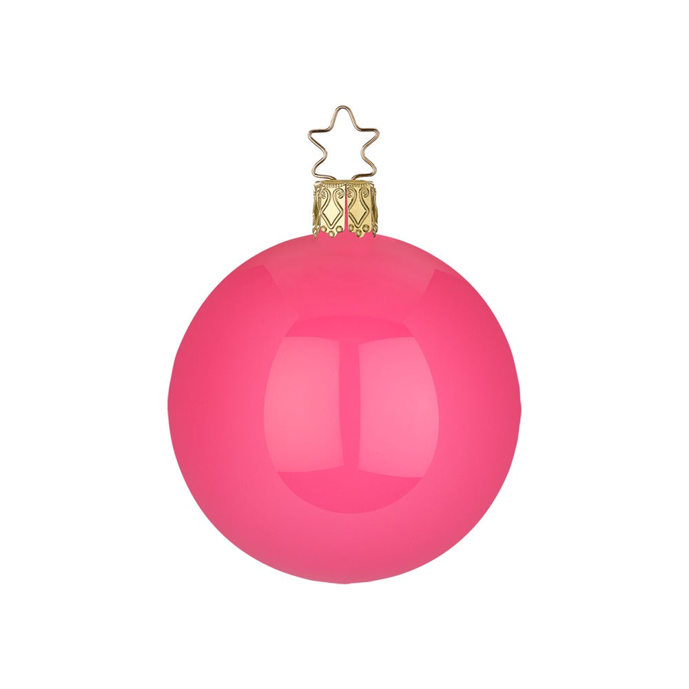 inge-glas-kugel-pink-emaille-12-cm-christbaumkugel-aus-glas image 1