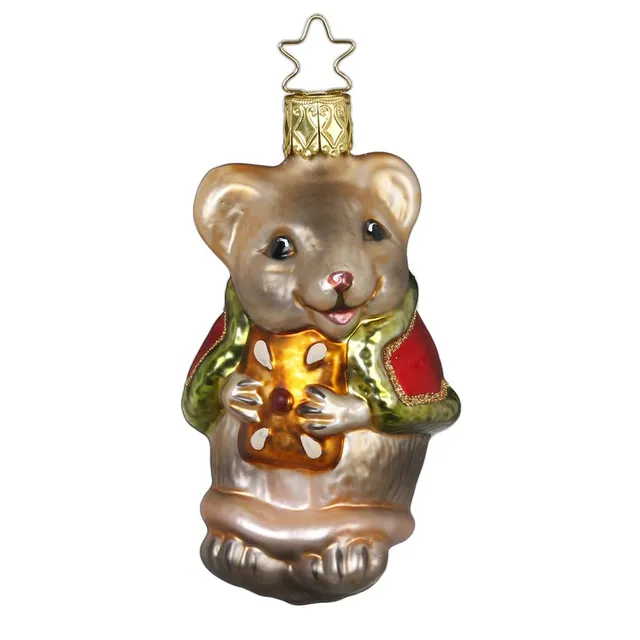 inge-glas-weihnachtsmaus-christbaumanh-nger-glas-8-5-cm image 1