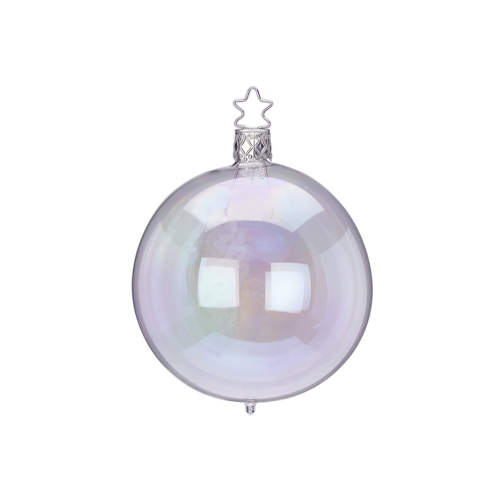 inge-glas-kugel-christbaumkugel-glas-irisierend-12-cm-glasklar image 1