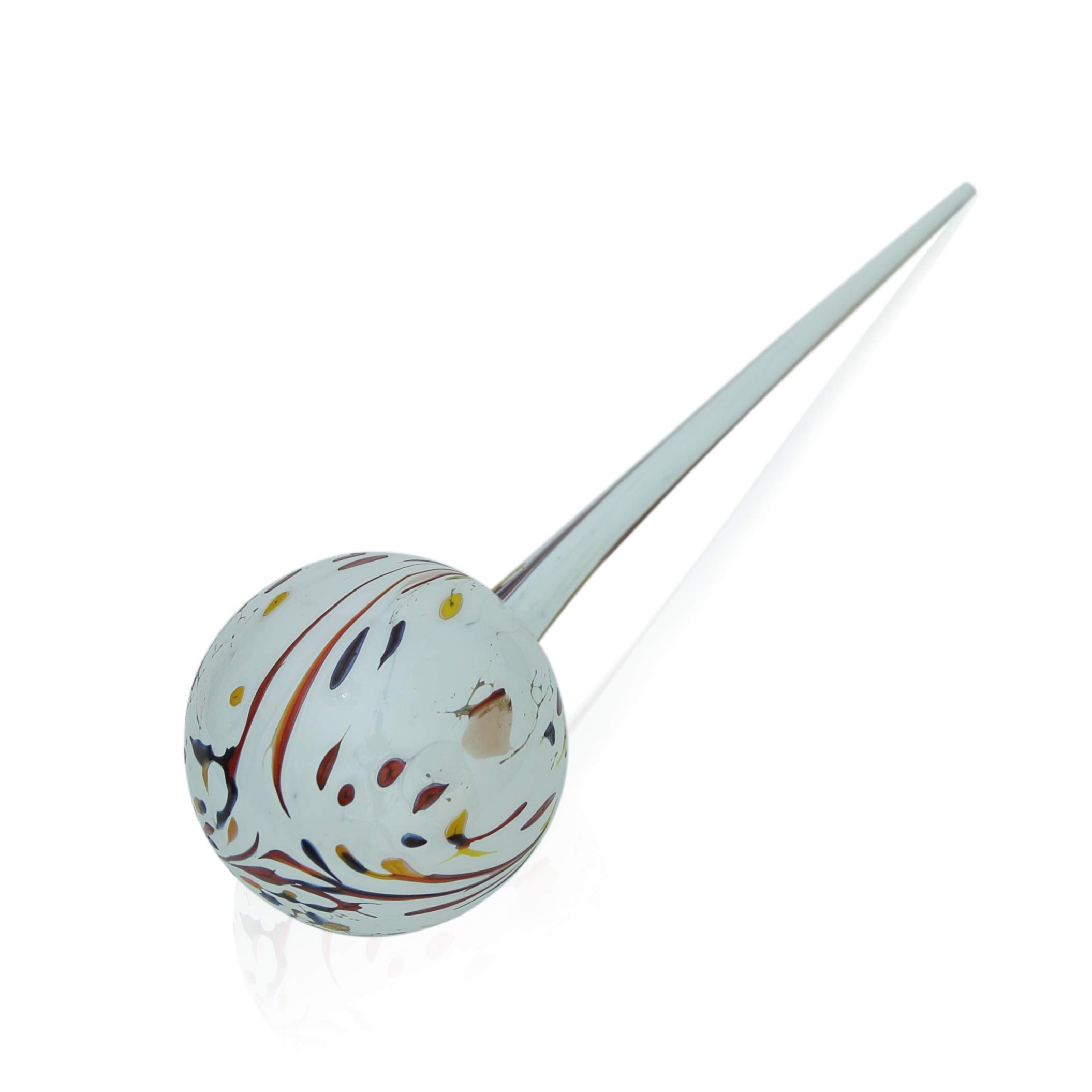 lauschaer-glas-gro-e-blumendurstkugel-bew-sserungskugel-aus-glas-wei-d-ca-8-9-cm image 1