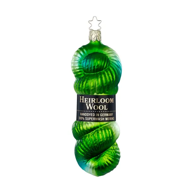 inge-glas-handgef-rbt-gr-n-glas-baumschmuck-14-cm image 1
