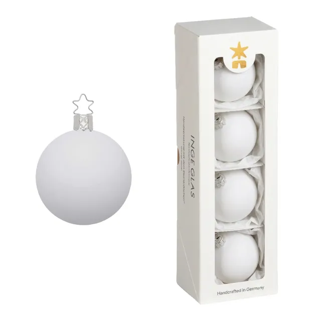 inge-glas-kugel-porzellanwei-matt-christbaumkugel-6-cm image 1
