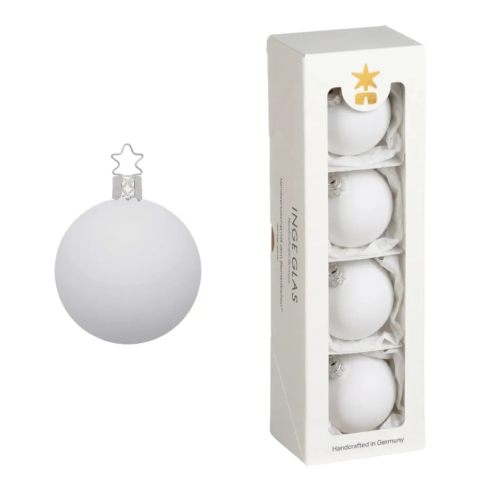 inge-glas-kugel-porzellanwei-matt-christbaumkugel-6-cm image 1