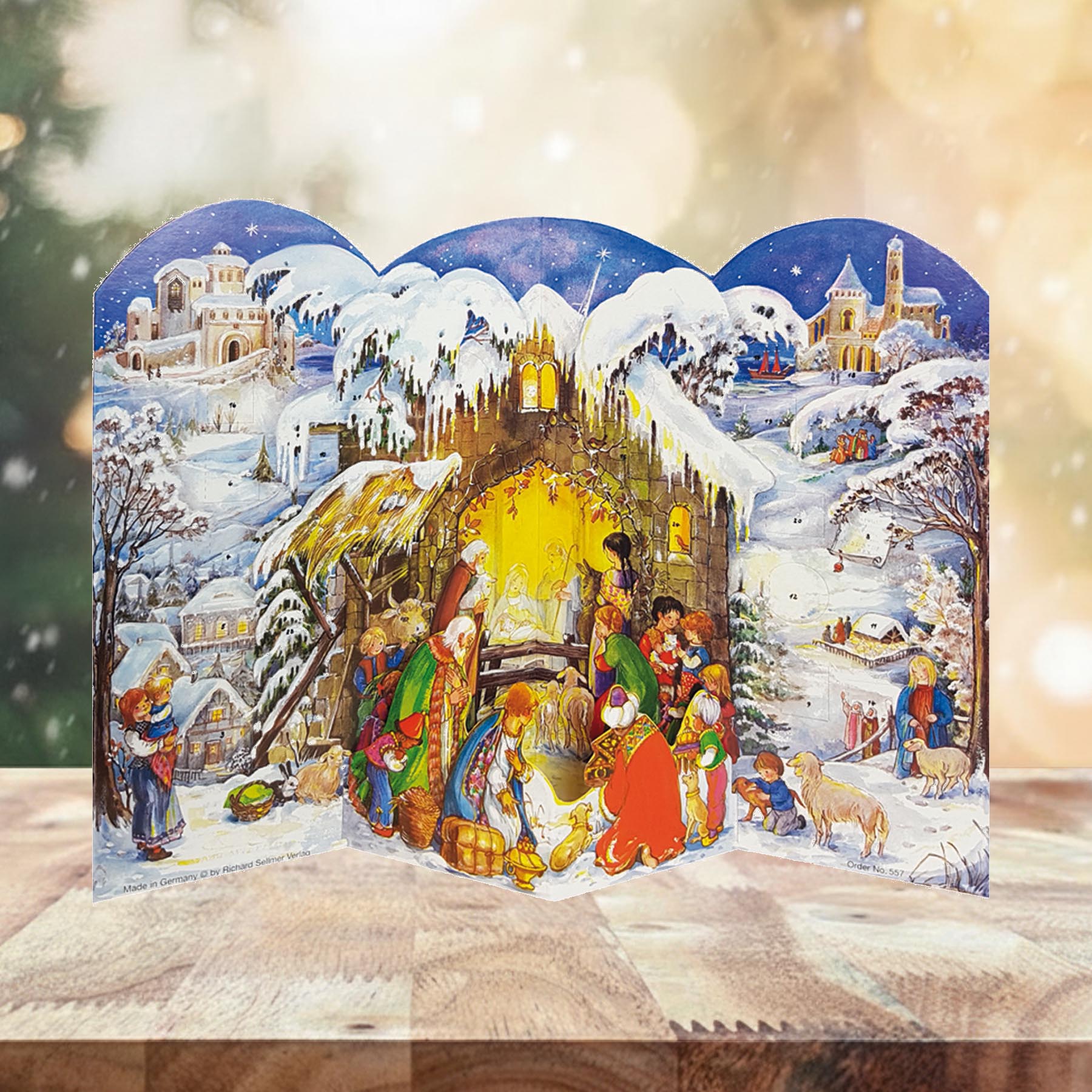 sellmer-verlag-aufstell-adventskalender-jesus-ist-geboren-krippe image 2