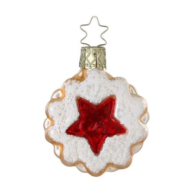 inge-glas-spitzbube-stern-glas-anh-nger-6-cm-rot image 1