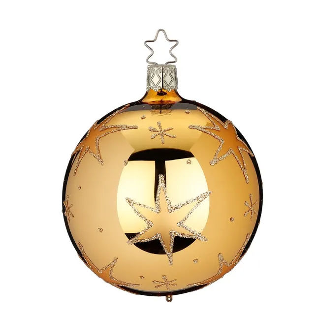 inge-glas-funkelnde-sterne-glas-christbaumkugel-8-cm-2 image 1
