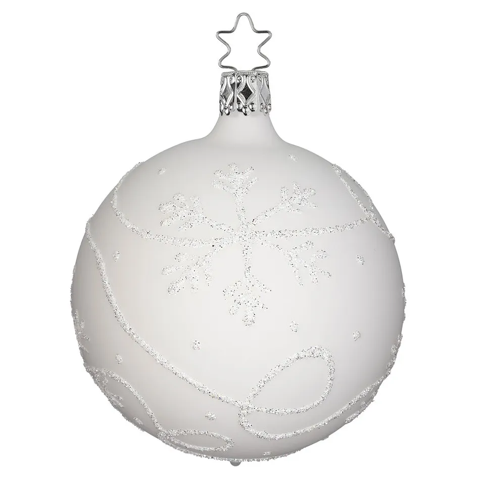 inge-glas-winterzauber-christbaumkugel-10-cm-glasklar-manufaktur-weihnachtskugel image 1