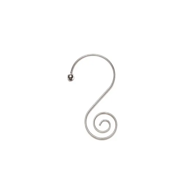 inge-glas-s-haken-mit-schnecke-silber-metall-5-cm-36-st-ck image 1