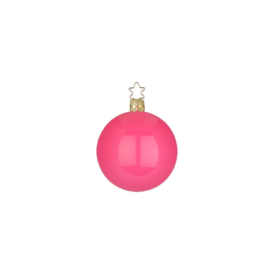 inge-glas-christbaumkugel-pink-emaille-6-cm image 1