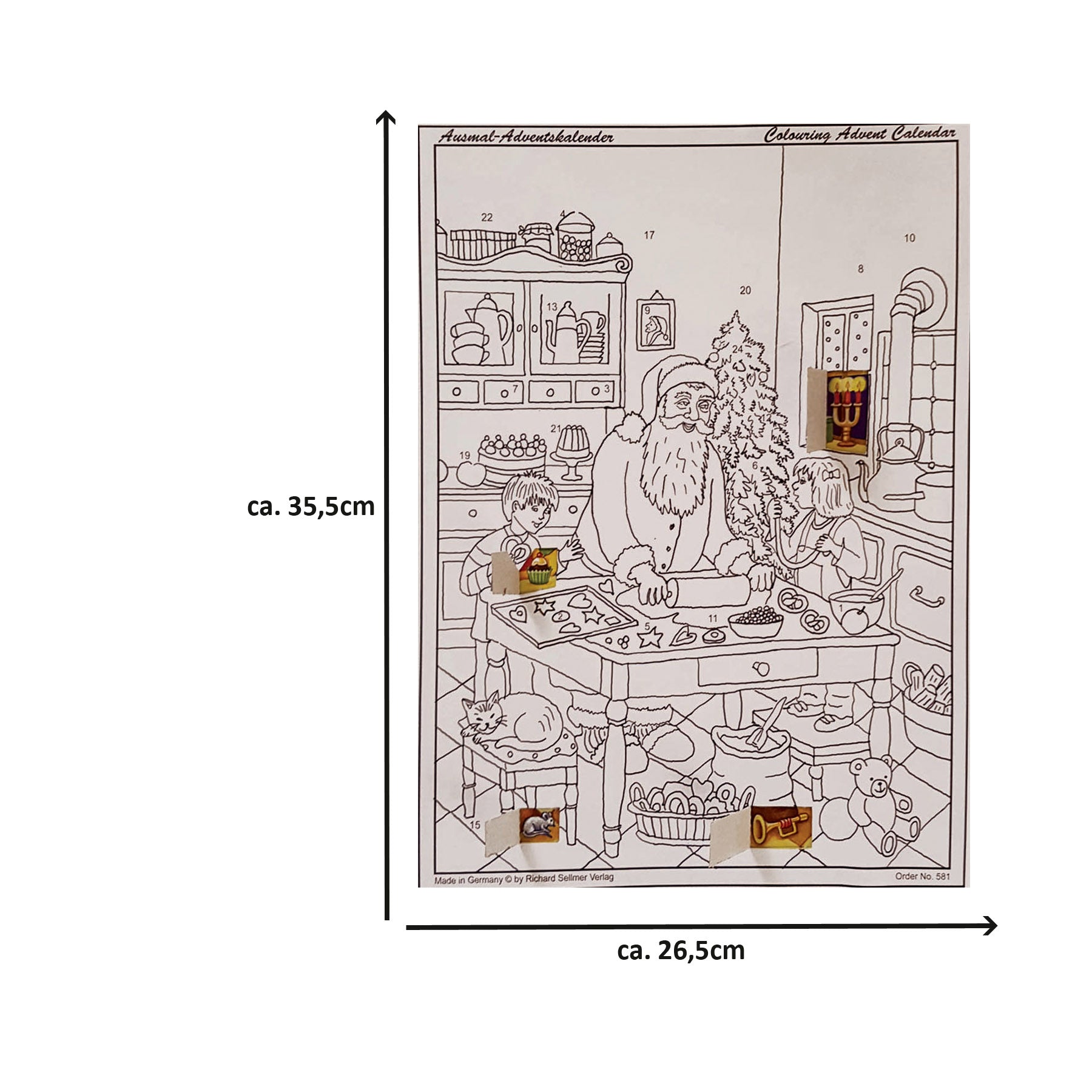 sellmer-verlag-ausmal-adventskalender-backen-mit-dem-weihnachtsmann image 4