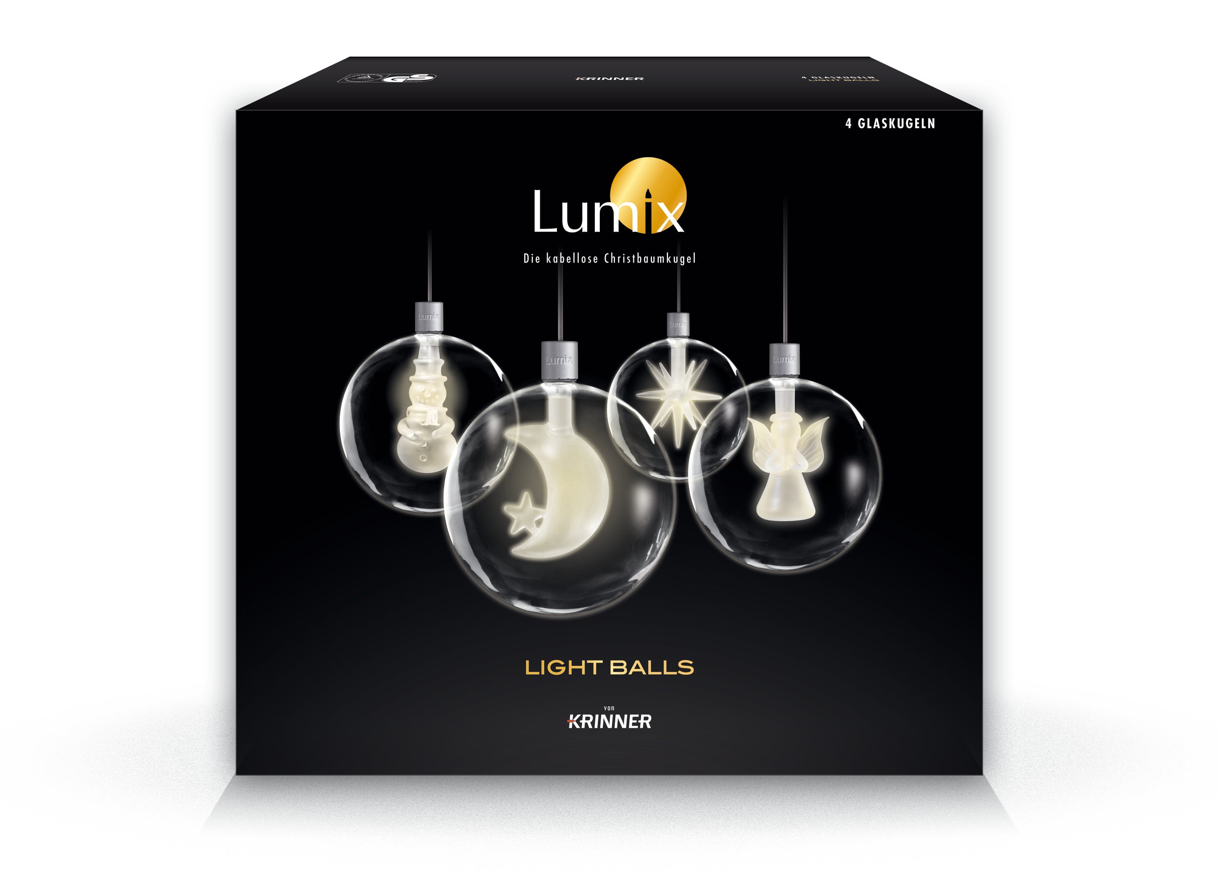 krinner-lumix-light-ball-4er-set-funk-christbaumkugeln image 2