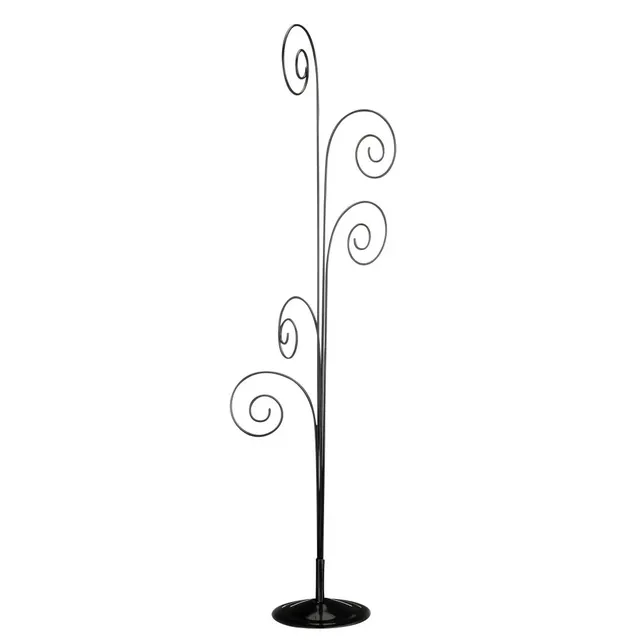 inge-glas-ornamentst-nder-metall-schwarz-70-cm image 1